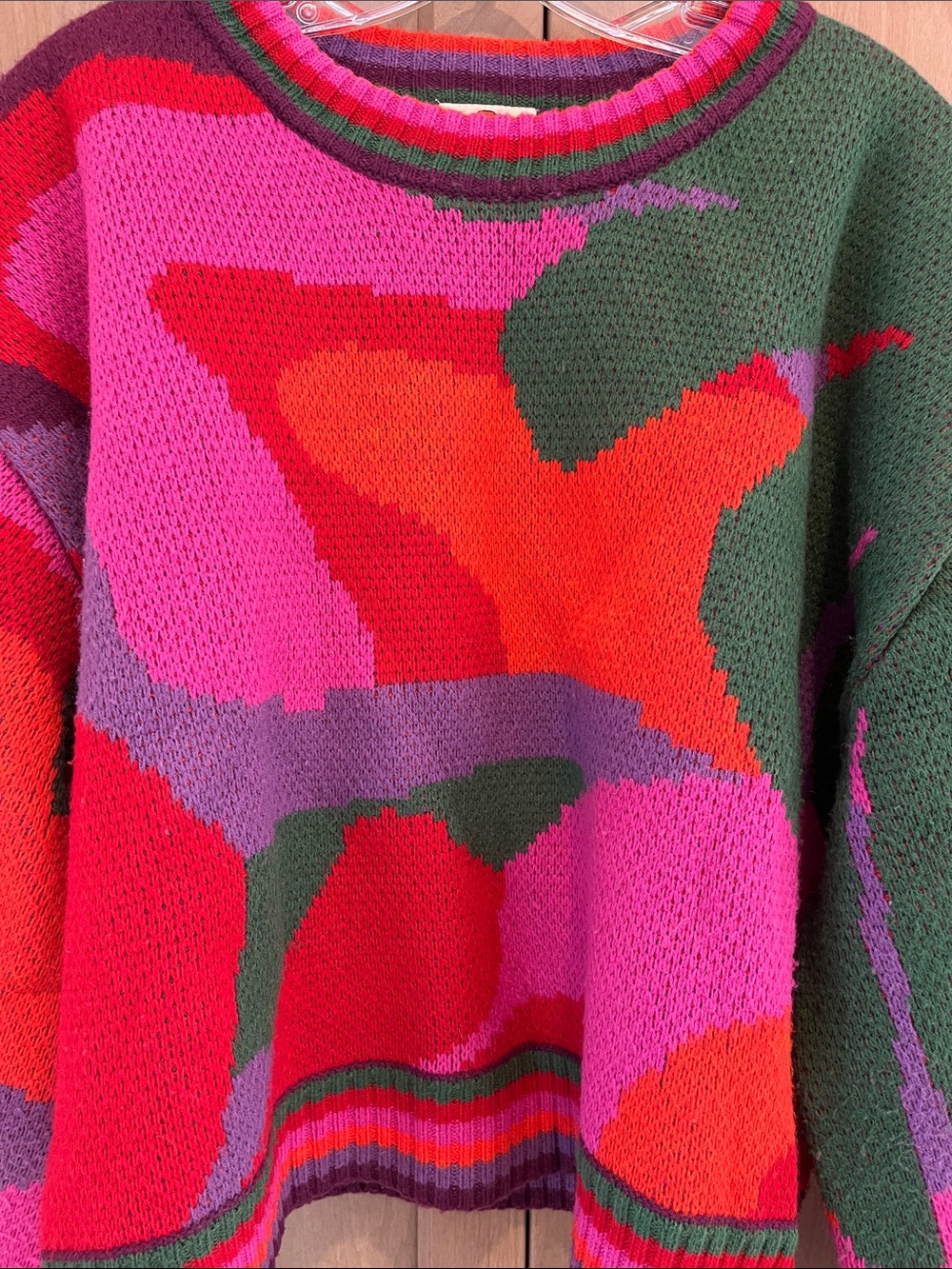 Farm Rio Colorful Abstract Sweater - Picture 2 of 6